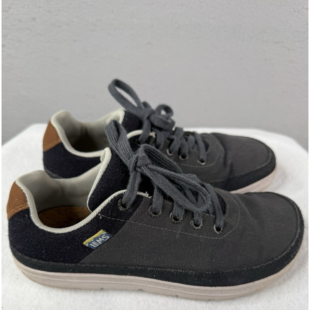 Lems Unisex Chillum Varsity Blue Lace-up Sneakers M6.5 W8 Cork Casual Minimalist